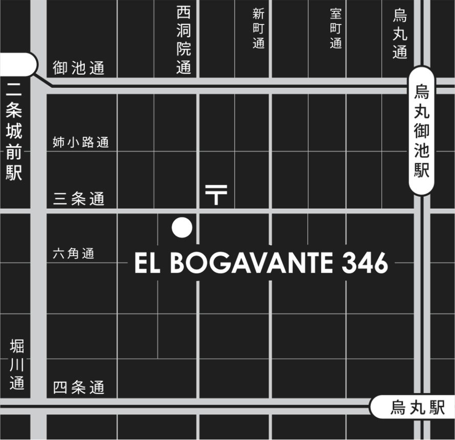 El Bogavanteのマップ